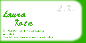 laura kota business card